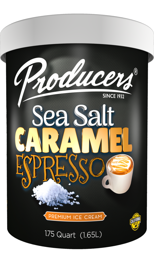 Sea Salt Caramel Espresso Ice Cream Producers Dairy