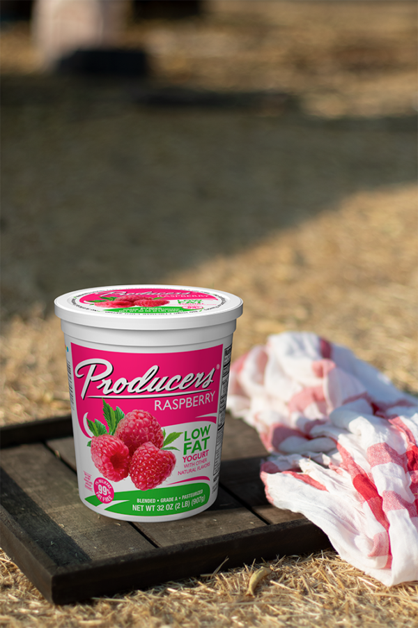 Raspberry Yogurt Producers Dairy