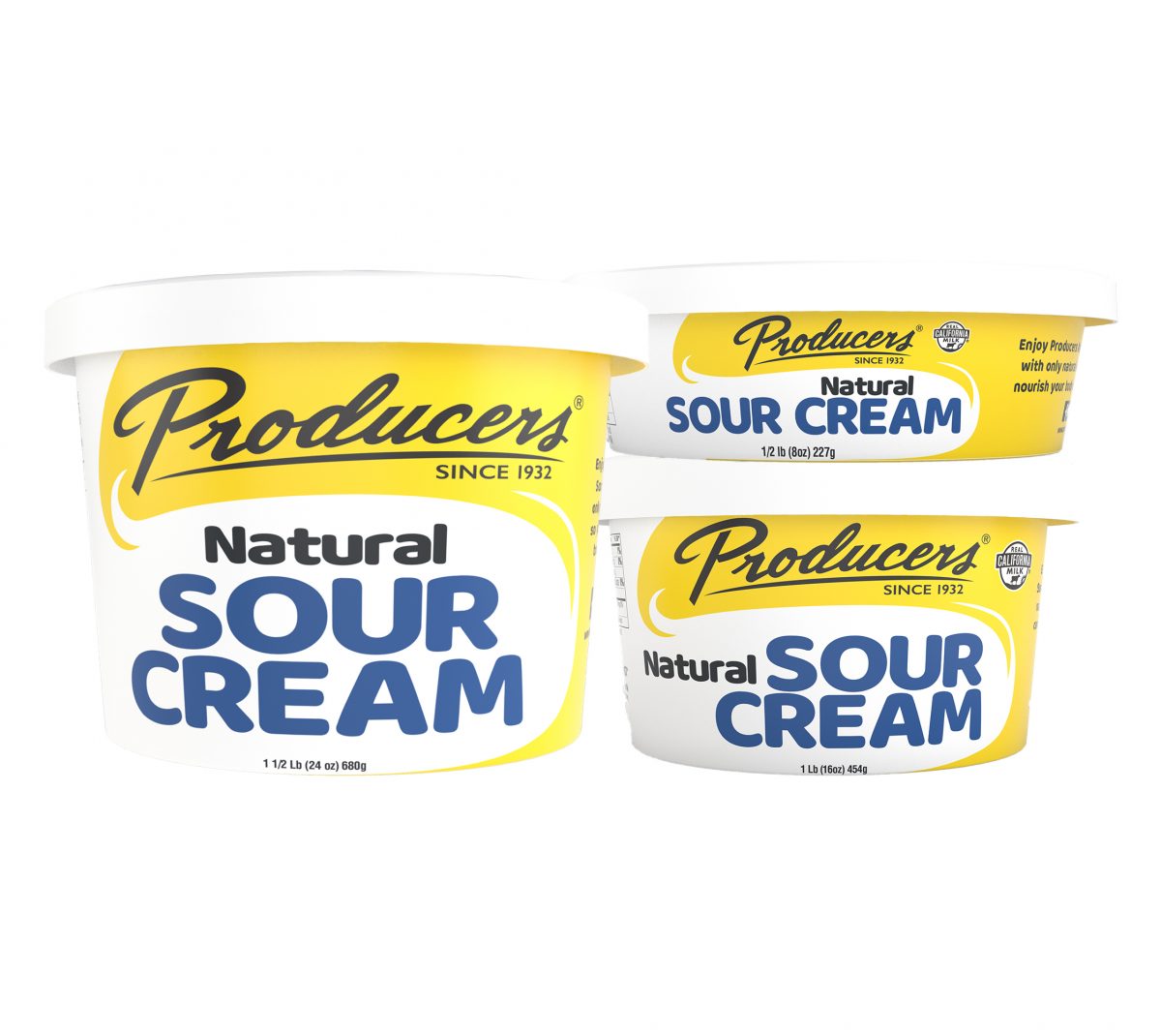 Natural Sour Cream Producers Dairy