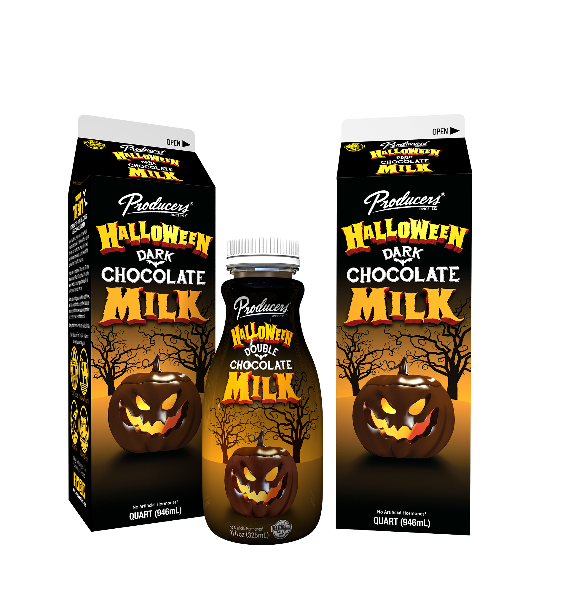 Halloween Double Chocolate Milk Producers Dairy