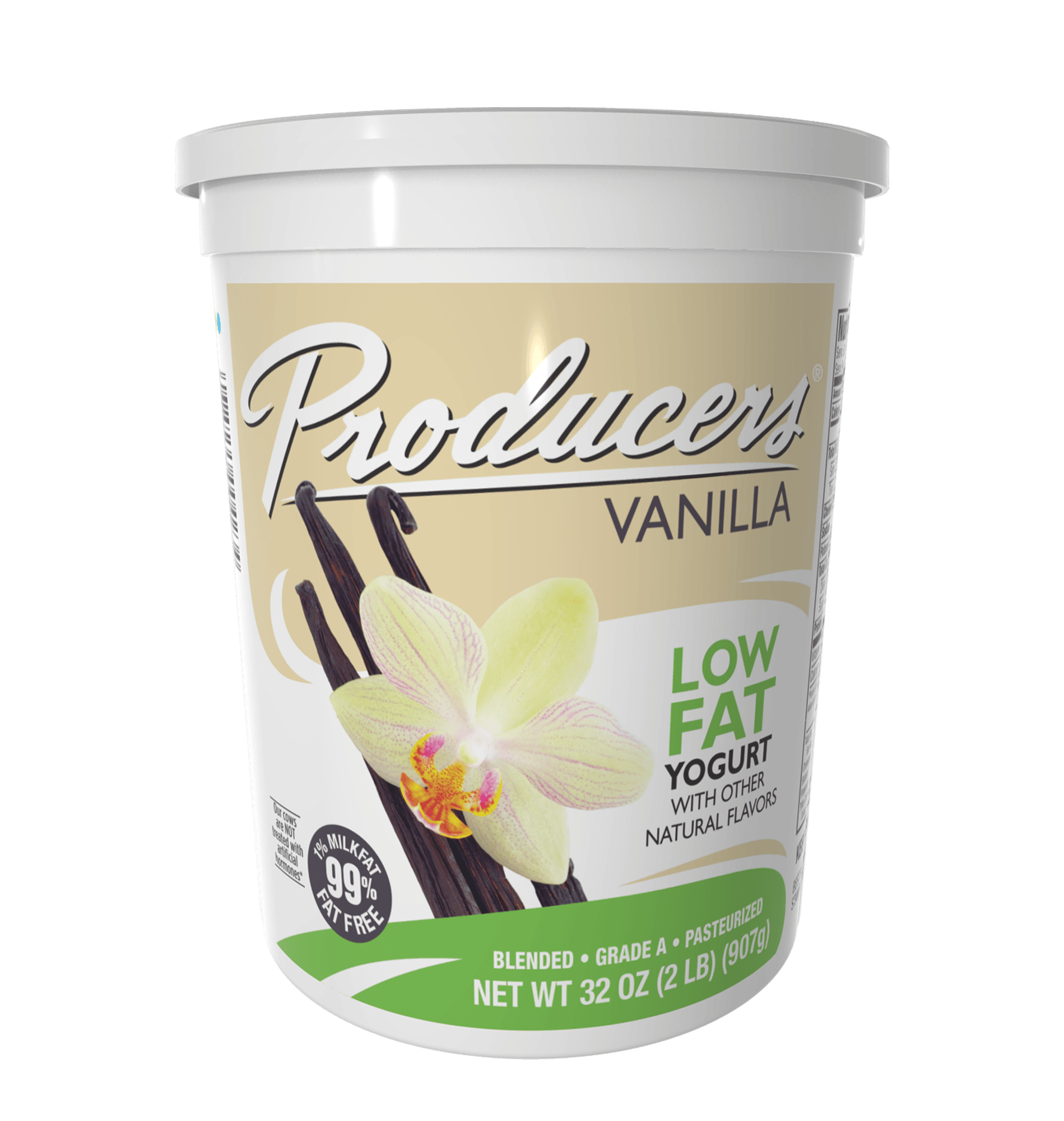 Producers Vanilla Yogurt 32 ounces.