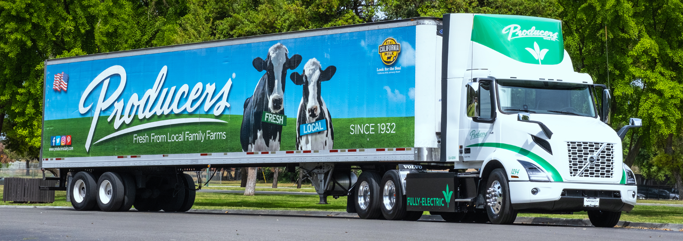 Producers Dairy Electric Delivery Truck