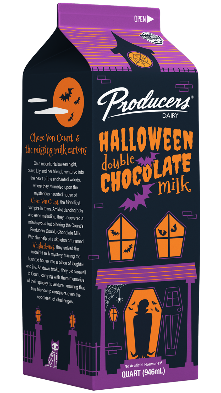 Producers Dairy Halloween Double Chocolate Milk