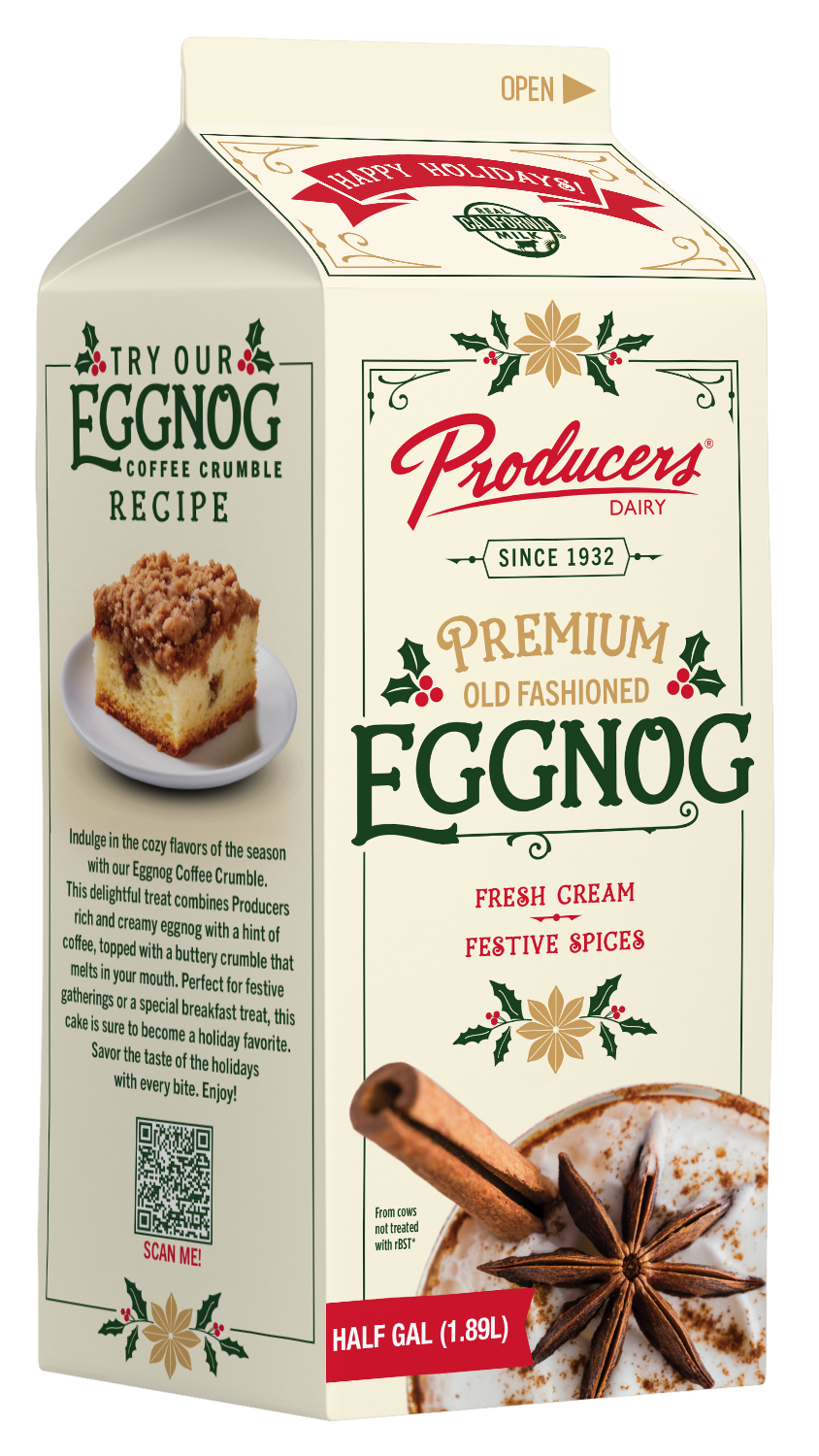 Producers Dairy Premium Old Fashioned Egg Nog