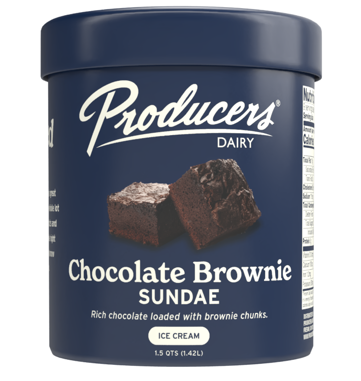 Producers Dairy - Chocolate Brownie Sundae