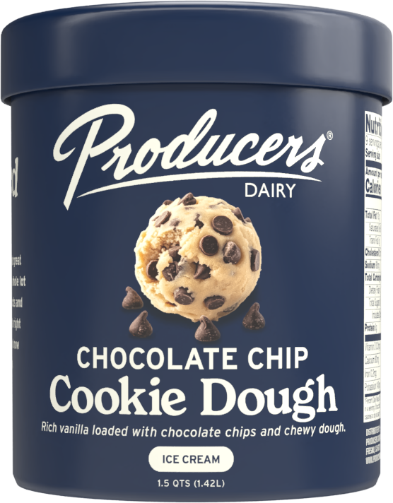 Producers Dairy Ice Cream - Chocolate Chip Cookie Dough