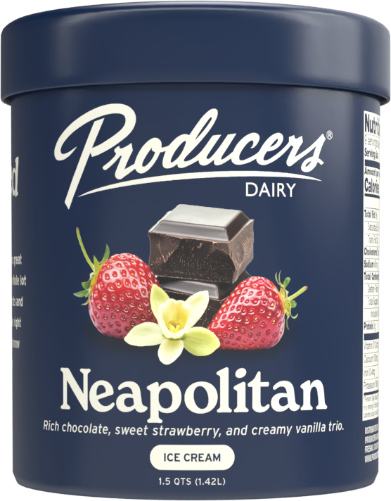 Producers Dairy Ice Cream - Neapolitan