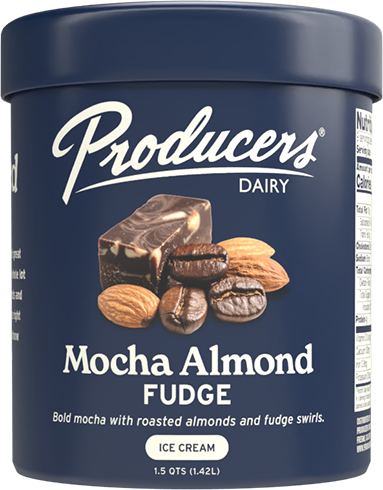 Producers Dairy Ice Cream - Mocha Almond Fudge